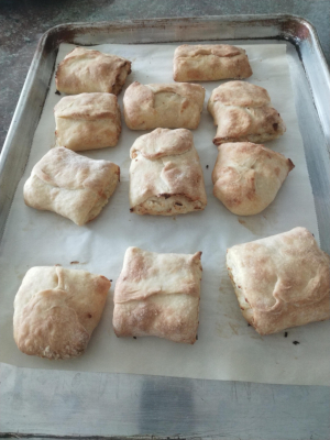Knishes Baked On Tray